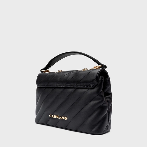 Bolsa Tiracolo Liza Pequena Couro Preto