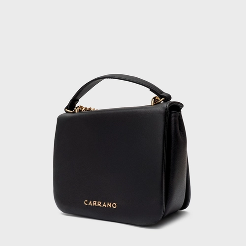 Bolsa Tiracolo Aria Pequena Couro Preto