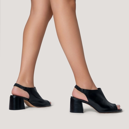 Sandal Boot Clássic Salto Bloco Preto