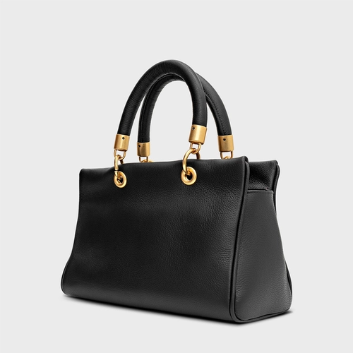 Bolsa Tote Gracie Média Couro Preto
