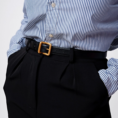 Cinto Regular Médio Couro Preto