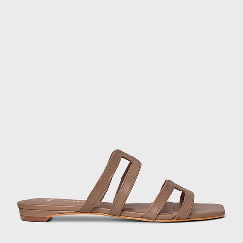 Flat Frame Couro Marrom Mocha