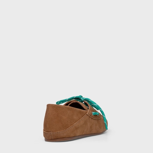 Loafer Boat Amarração Color Couro Nobuck Marrom Honey
