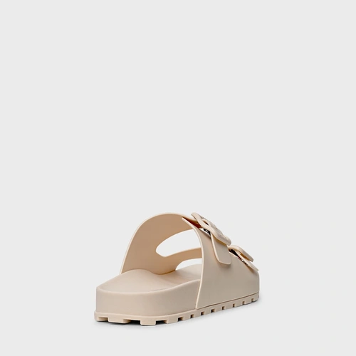 Flat Papete Birken Off White Cotton