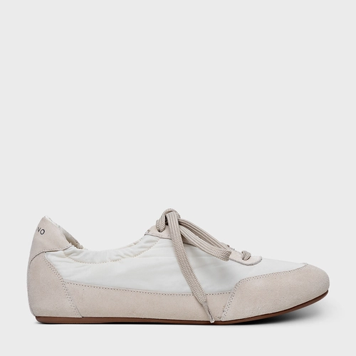 Tênis Blend Couro Suede Off White Osso