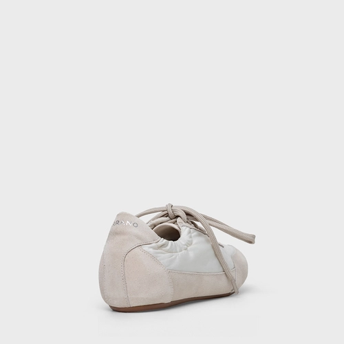 Tênis Blend Couro Suede Off White Osso
