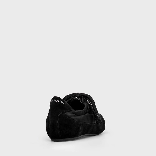 Tênis Blend Couro Suede Preto