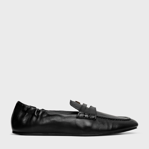 Loafer Ripple Icon Couro Preto