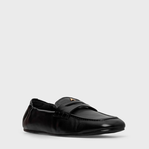 Loafer Ripple Icon Couro Preto