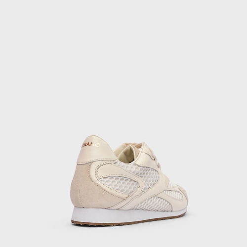 Tênis Sporty Flatform Couro Off White Milk