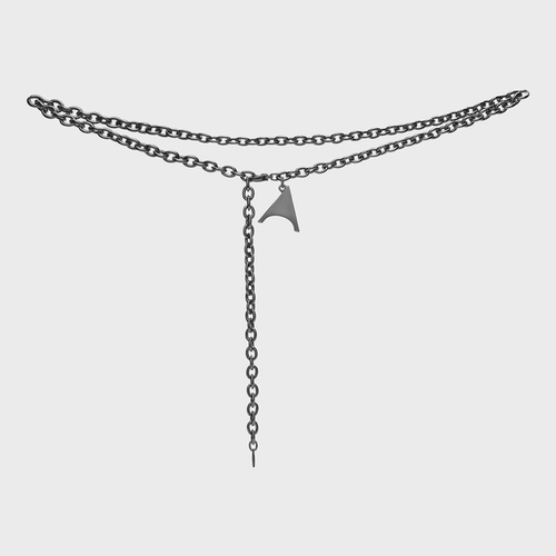 Cinto Corrente Icon Prata Onix