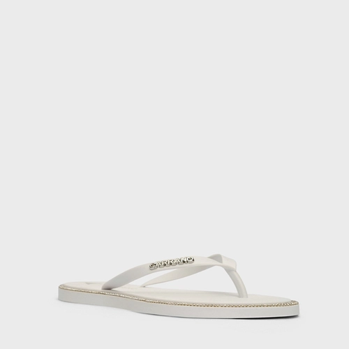 Flat Flip Flop Shine Off White Milk