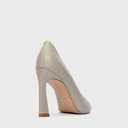 Scarpin Salto Yve Couro Cinza Cashmere