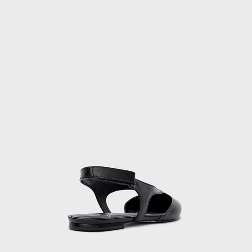 Sapatilha Cut Couro Preto