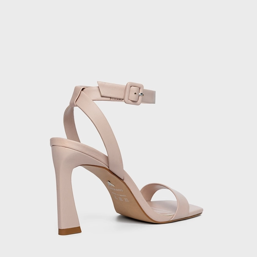 Sandália Classic Salto Yve Couro Rosa Seashell Pink