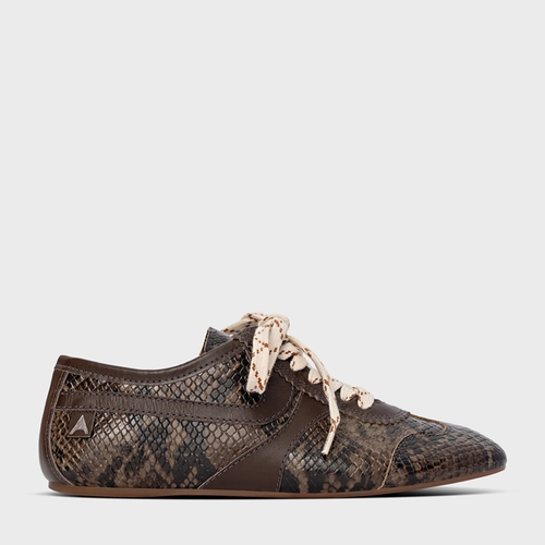 Tênis Low Couro Snake Animal Print Fendi