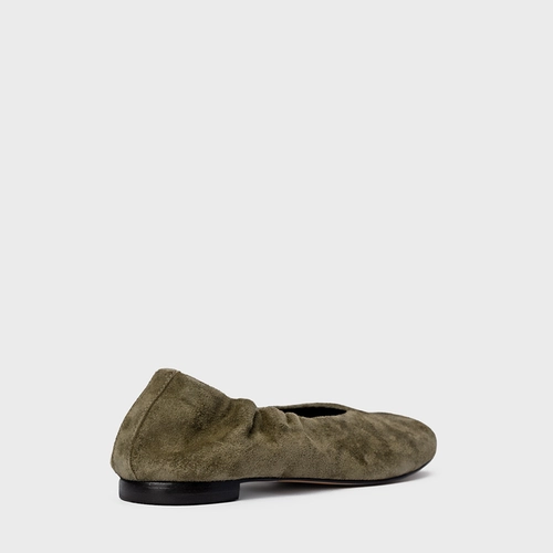 Sapatilha Ripple Couro Suede Verde Army Green