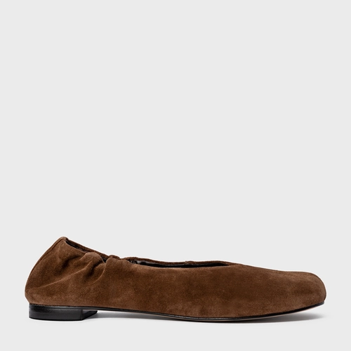 Sapatilha Ripple Couro Suede Marrom Brownie