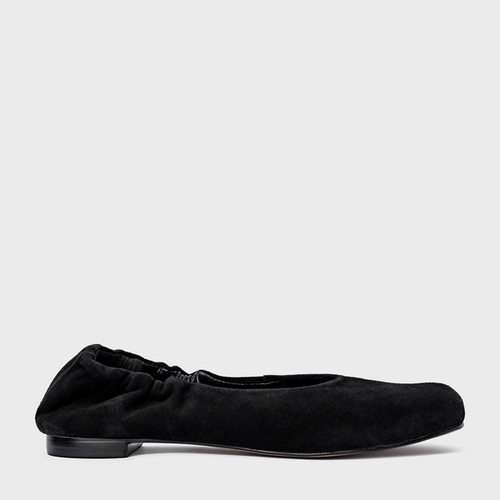 Sapatilha Ripple Couro Suede Preto