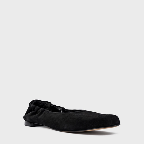 Sapatilha Ripple Couro Suede Preto