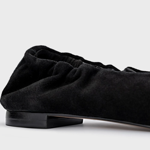 Sapatilha Ripple Couro Suede Preto