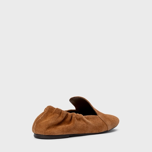 Loafer Ripple Couro Suede Marrom Saddle