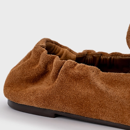 Loafer Ripple Couro Suede Marrom Saddle