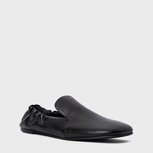Loafer Ripple Couro Preto