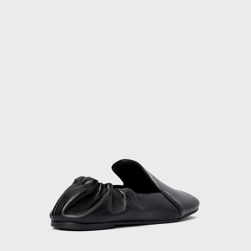 Loafer Ripple Couro Preto