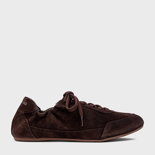 Tênis Ripple Couro Suede Marrom Ganache