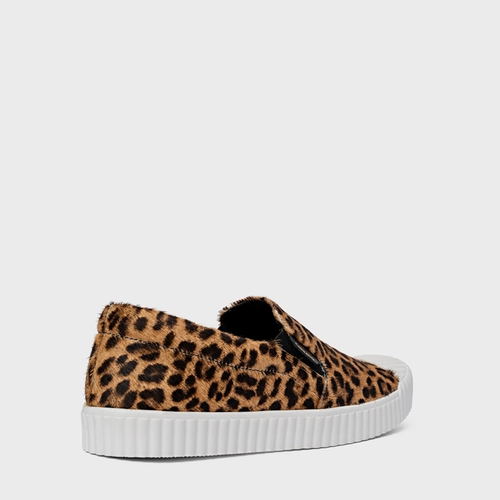 Tênis Slip On Kicks Pelo Animal Print Honey