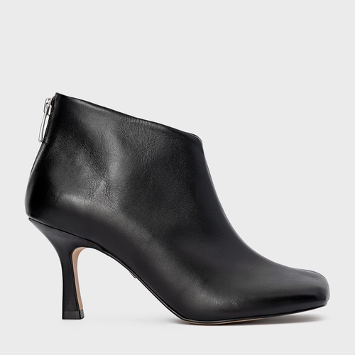 Bota Blown Salto Fino Couro Preto