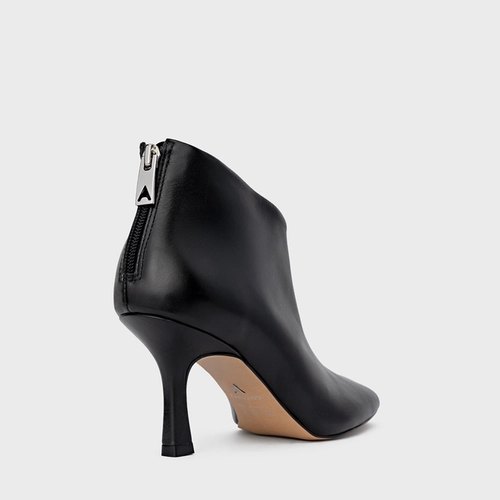 Bota Blown Salto Fino Couro Preto