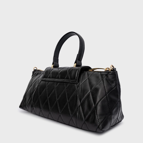 Bolsa Tiracolo Marga Média Couro Preto