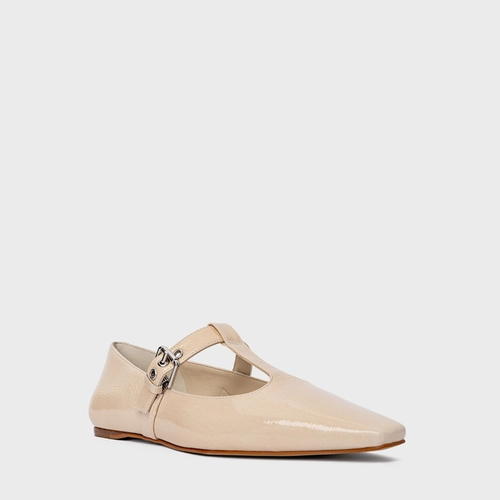 Sapatilha Heritage Couro Verniz Off White Cotton