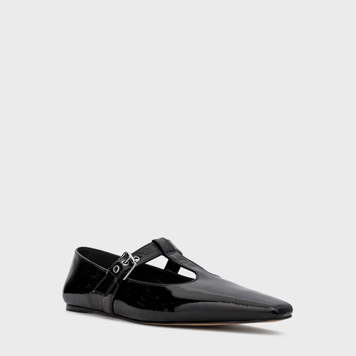 Sapatilha Heritage Couro Verniz Preto