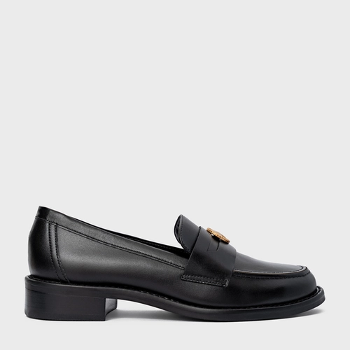 Loafer Coin Couro Preto