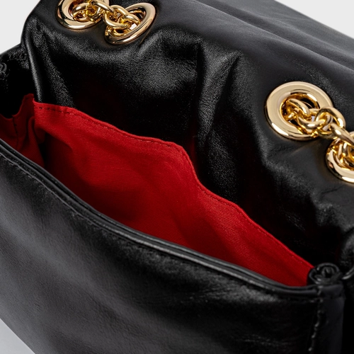 Bolsa Tiracolo Awake Pequena Couro Preto