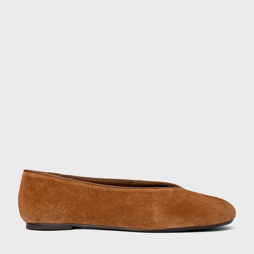 Sapatilha Essential Couro Suede Marrom Saddle