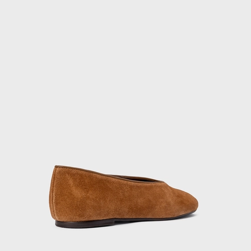 Sapatilha Essential Couro Suede Marrom Saddle