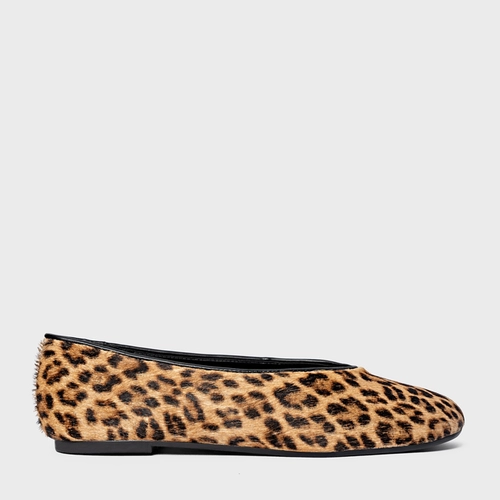 Sapatilha Essential Pelo Animal Print Honey