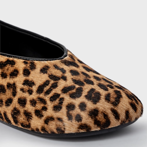 Sapatilha Essential Pelo Animal Print Honey