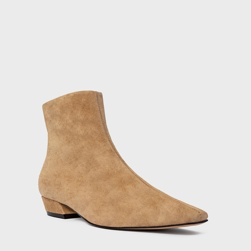 Bota Timeless Couro Suede Bege Almond