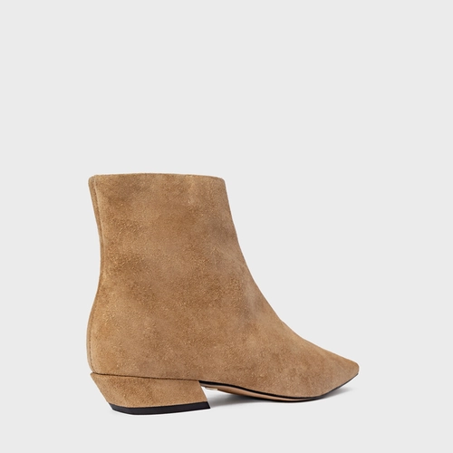 Bota Timeless Couro Suede Bege Almond