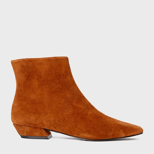 Bota Timeless Couro Suede Marrom Ferrugem