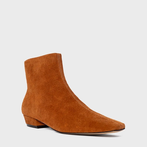 Bota Timeless Couro Suede Marrom Ferrugem