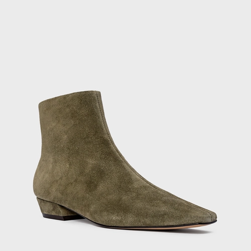 Bota Timeless Couro Suede Verde Army Green