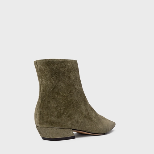 Bota Timeless Couro Suede Verde Army Green