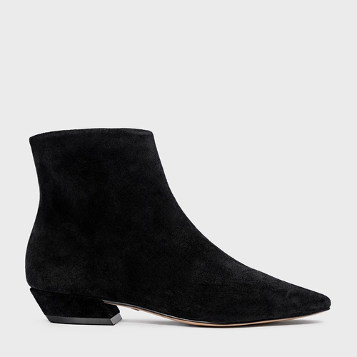 Bota Timeless Couro Suede Preto