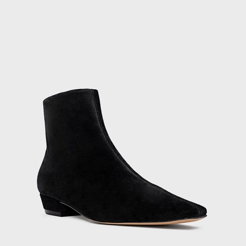 Bota Timeless Couro Suede Preto